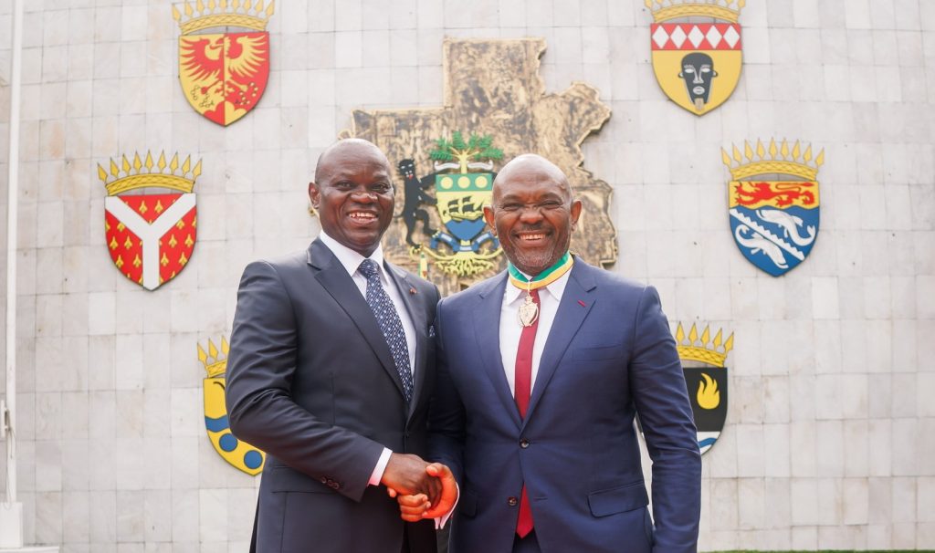 Gabonese President Honours Tony Elumelu for Championing African Development.