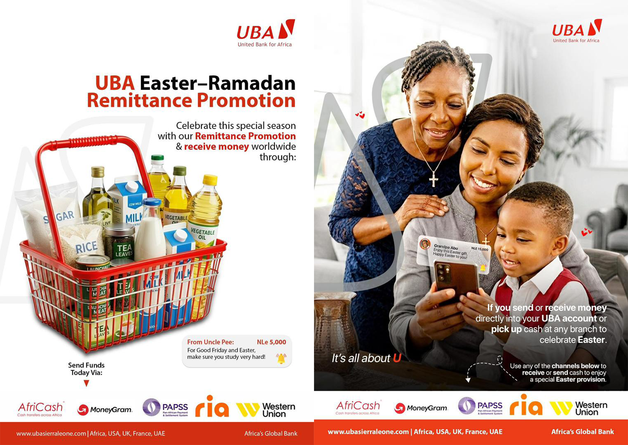UBA Sierra Leone Remittance Promotion